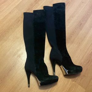 ❣️sold❣️ Wishbone black over the knee boots